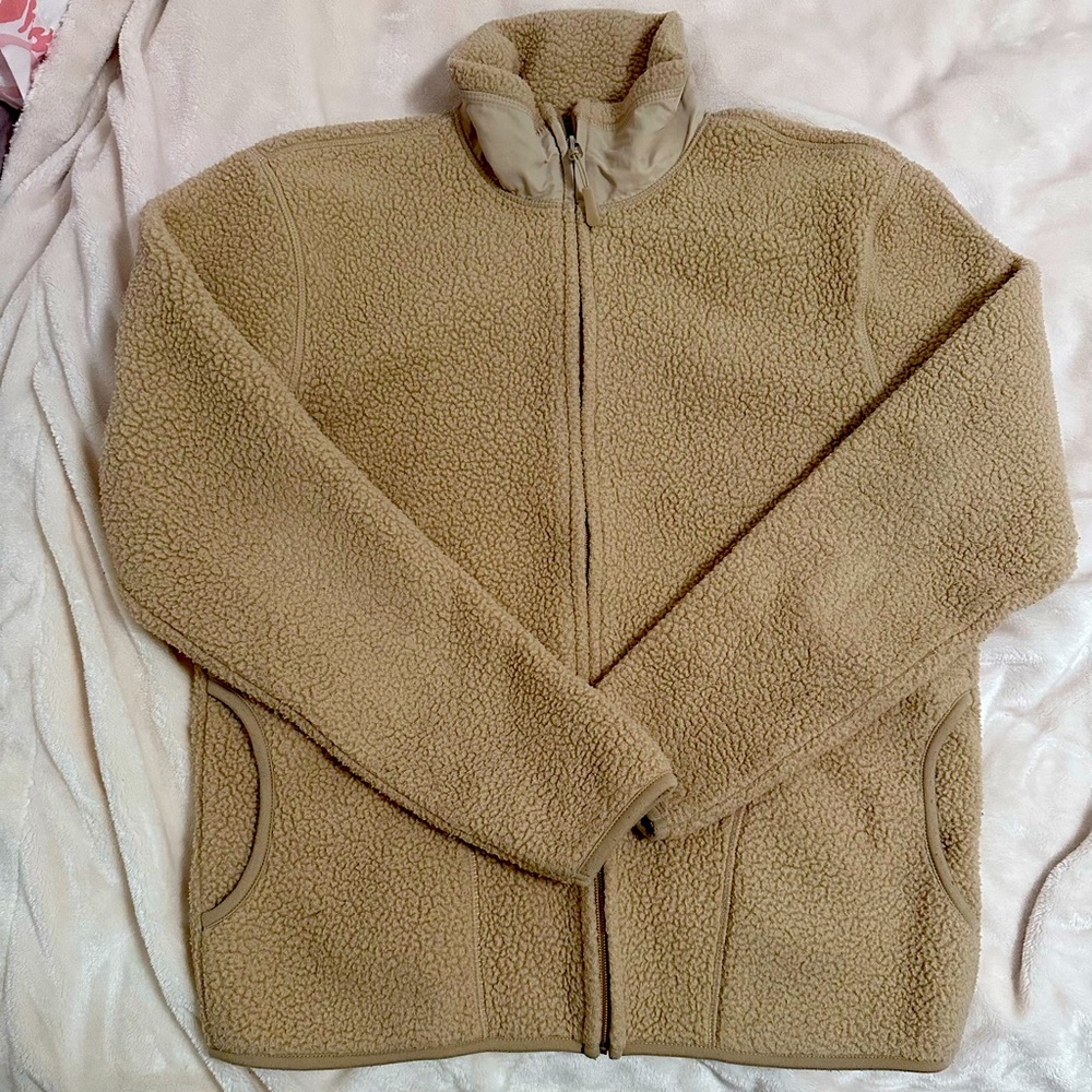 H&M brown fleece jacket
